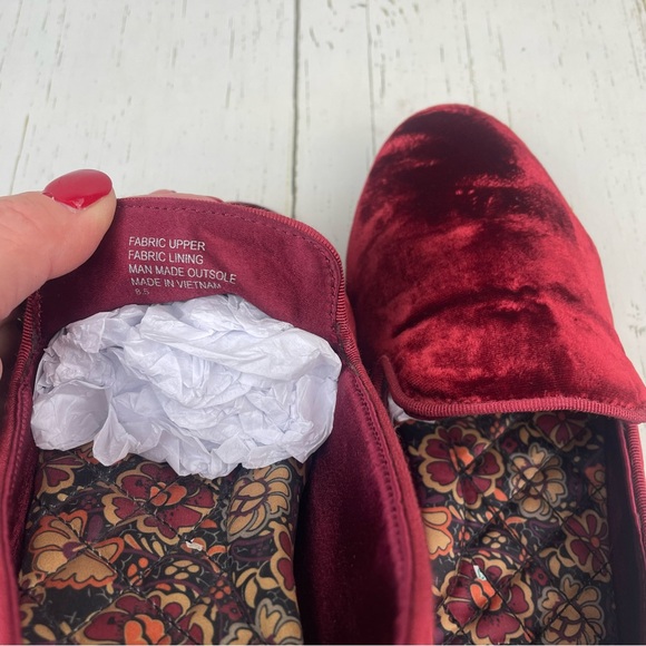 Birdies THE STARLING in Burgundy/Wine Velvet - Picture 7 of 14